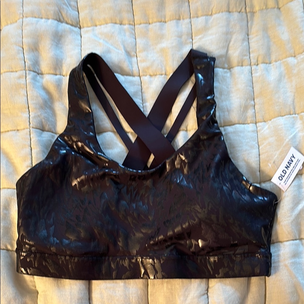Old Navy Black Sports Bra